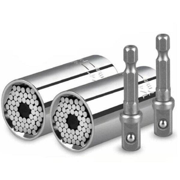 Universal Socket Wrench Gator Grip Power Drill Adapter Tool