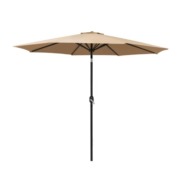 Outdoor Umbrella Garden Beach Tilt Sun Patio UV Pole - 2.7m