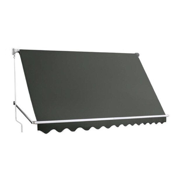 Outdoor Window Pivot Arm Retractable Canopy Blinds - 3.1x2.1m