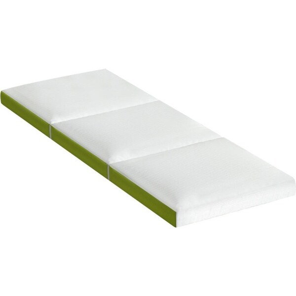Bedding Camp Foldable Mattress Tri Fold Mat Single - Green