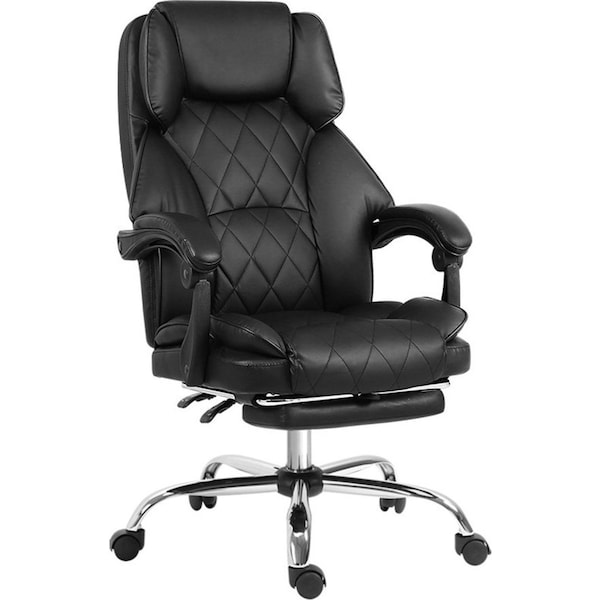 Office Chair Gaming Computer Executive Chairs Leather Seat Recliner