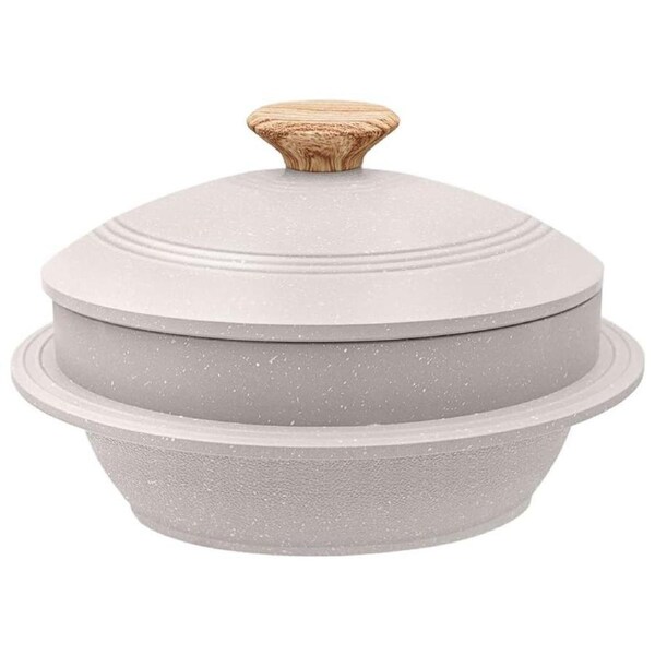 Masker Korean Cooking Bibimbap Stone Pot 18cm - Beige