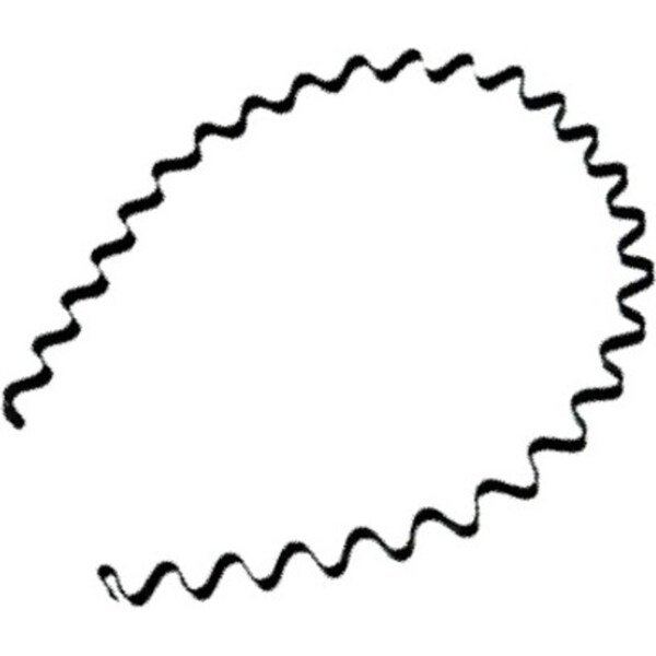 Ozoffer 1x Fashion Men Women Girls Sports Metal Wave HOOP Headband Hair Band Unisex