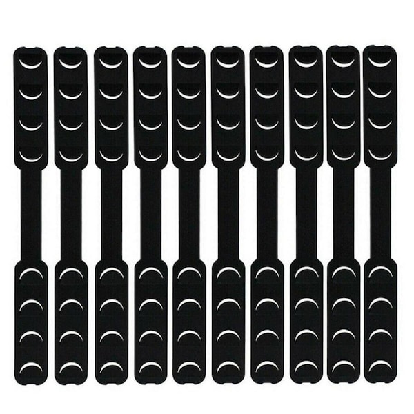 Ozoffer 10X Face Mask Adjustable Ear Hook Strap Extension Release Pain Ear Saver Buckle