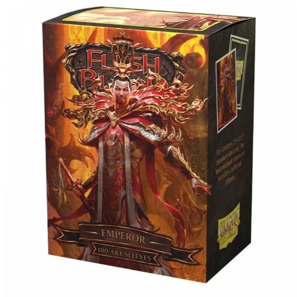 Sleeves - Dragon Shield - Box 100 - Matte Art - Flesh and Blood Emperor
