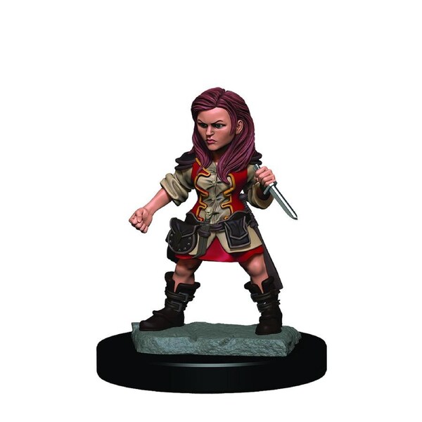 D&D Premium Painted Figures Halfling Female Rogue