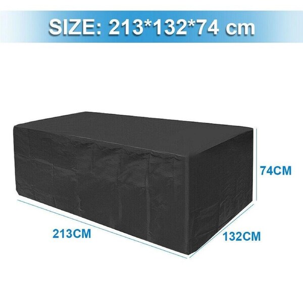 Waterproof Outdoor Garden Furniture Cover Protector UV-resistant 213X132X74cm