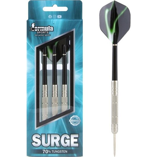 Formula Sports 22g Surge 70% Tungsten Knurled Dart Barrel/Nylon Shaft Game