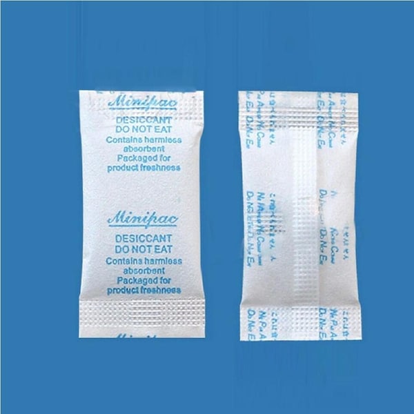 Silica Gel Packets Moisture Absorber Reusable 1G 100pcs