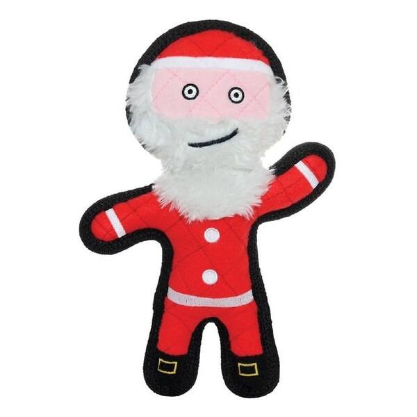 Holiday Santa Tuffy Soft Tough Dog Toy 29cm x 19cm x 5.6cm