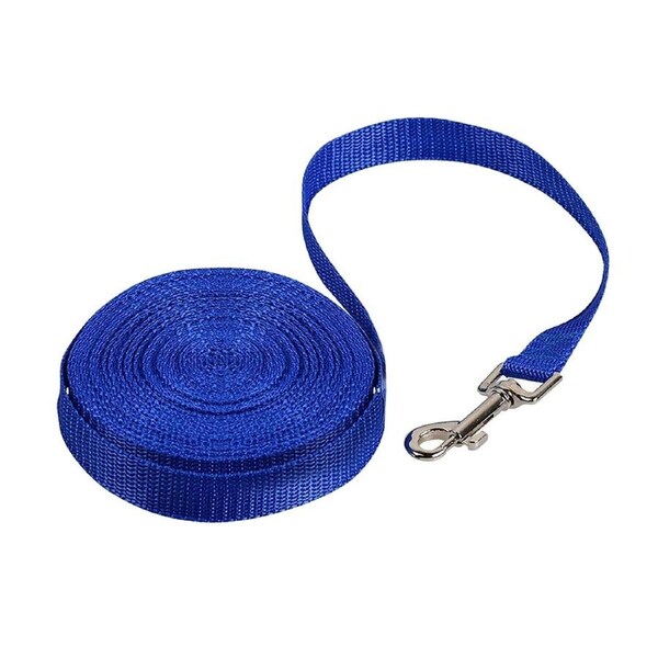 Long Pet Dog Puppy Walking Training Leash 15M Blue