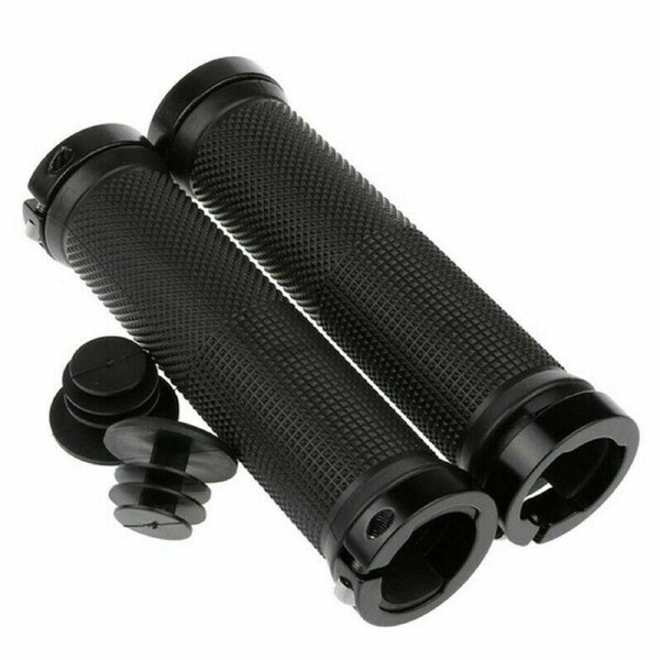 Non-slip Bike Bicycle Handlebar Grips Cycling 130mm Black