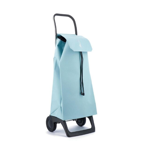 Rolser 40L 2 Wheel Folding Base Portable Shopping Cart Trolley 97.5x35cm Sky