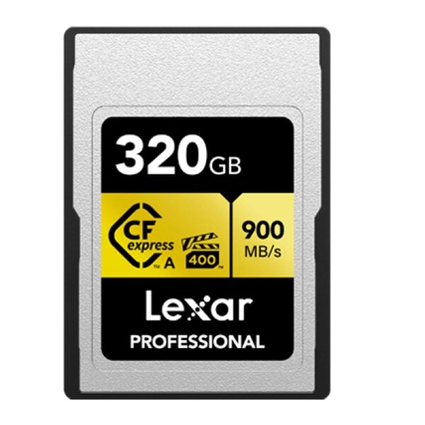 Lexar Professional CFexpress Type A - 320GB GOLD Series 900MB/s read / 800MB/s write