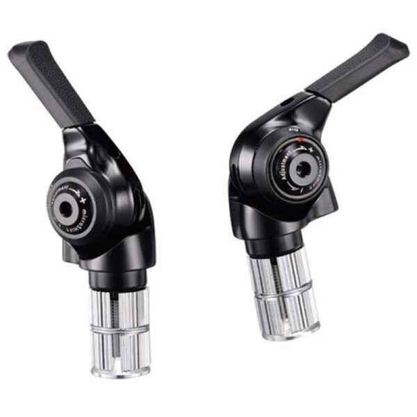 Microshift Bar End Shifter - BS-M11 - 2/3 x 11 Speed - Pair (Shimano Mountain)