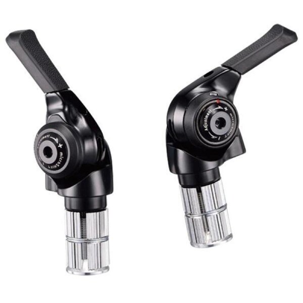 Microshift Bar End Shifter - BS-M10 - 2/3 x 10 Speed - Pair (Shimano Mountain)