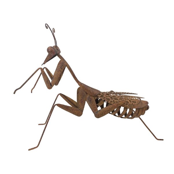 Willow & Silk Garden Decor Figurine Lucky Praying Mantis
