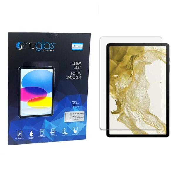 Nuglas Screen Protector Tempered Clear Glass For Samsung Galaxy S9 Plus/ S9 FE+/S10+ Tablet
