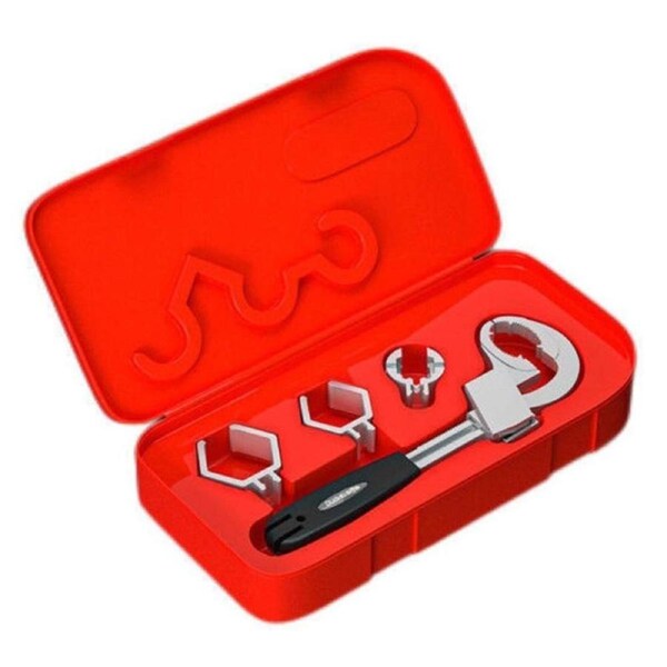 Repair Set Plumbing Repair Tools Adjustable Spanner Pipe Wrench Ratchet Wrench