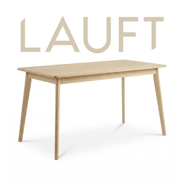 Lauft 120cm Dining Table 4-6 Seater Wooden Rectangle Kitchen Modern Dining Tables