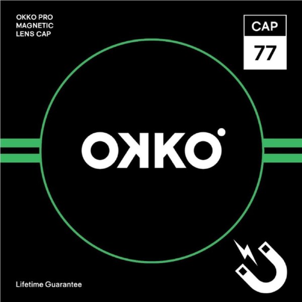OKKO Magnetic Lens Caps 77mm