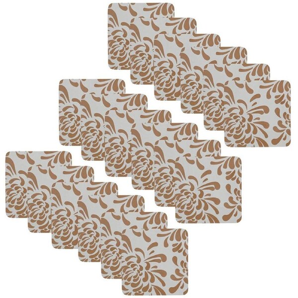 18pc Maxwell & Williams 10.5cm Misaki Coasters for Hot/Cold Drink/Glass/Mug/Cups