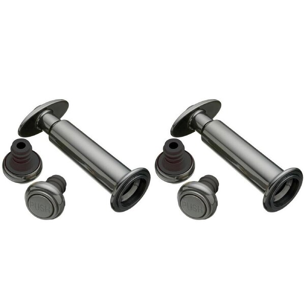 2PK Barcraft Wine Preserver Drink Bottle Vacuum Pump with 2 Reusable Stoppers