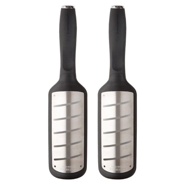 2PK MasterClass West Medium Blade Grater/Zester Cheese/Chocolate Kitchen Utensil