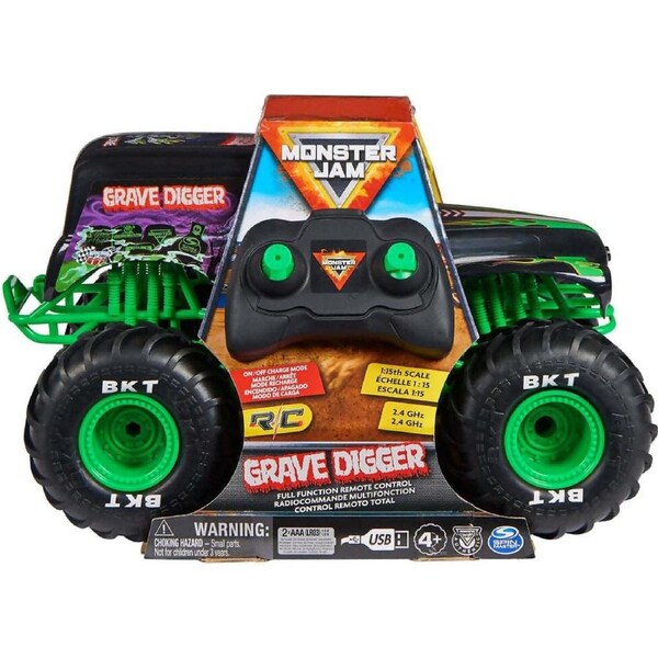 Monster Jam Rc 1:15 Scale Grave Digger Refresh