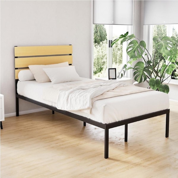 Artiss Metal Bed Frame King Single 205x109cm PAULA