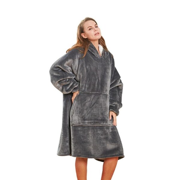 Oversized Plush Blanket Comfy Giant Sweatshirt Fleece