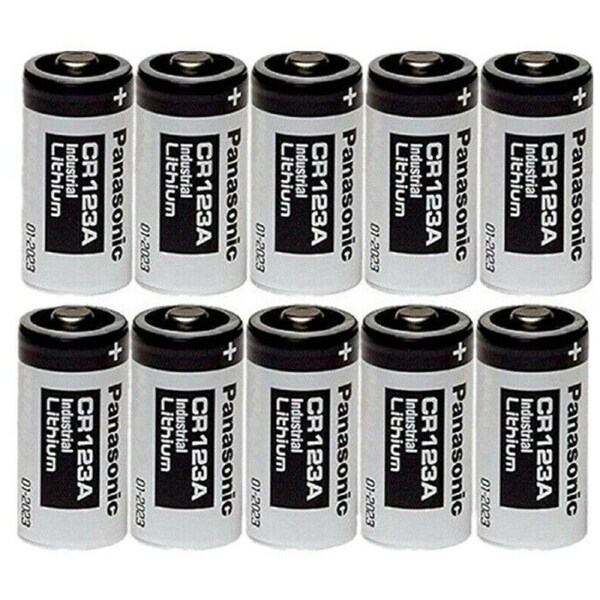 10x Panasonic CR123A Battery Netgear Arlo Security Camera VMS3330 3430 3230 3310
