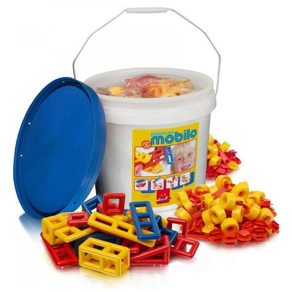 Large Bucket With Lid - 234 Pieces (Bucket Colour May Vary)