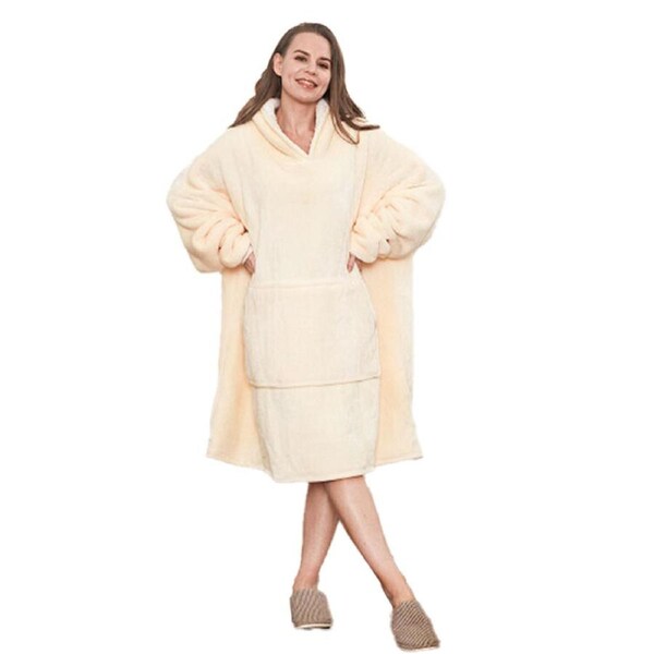 Oversized Plush Blanket Comfy Giant Sweatshirt Fleece