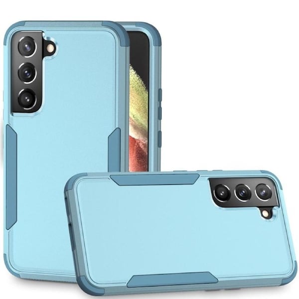 For Samsung Galaxy S23 Plus Case Protective Layered Armour Cover, Grey Green Blue