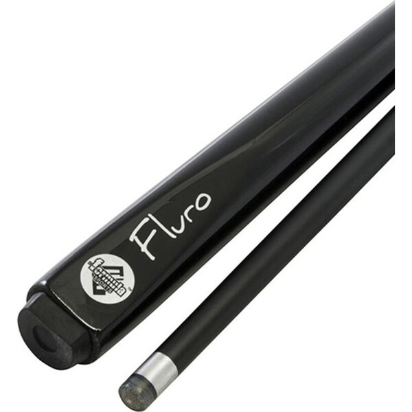 Formula Sports Fluro 2 Piece Medium Weight 57" Pool Cue Billiards/Snooker Black