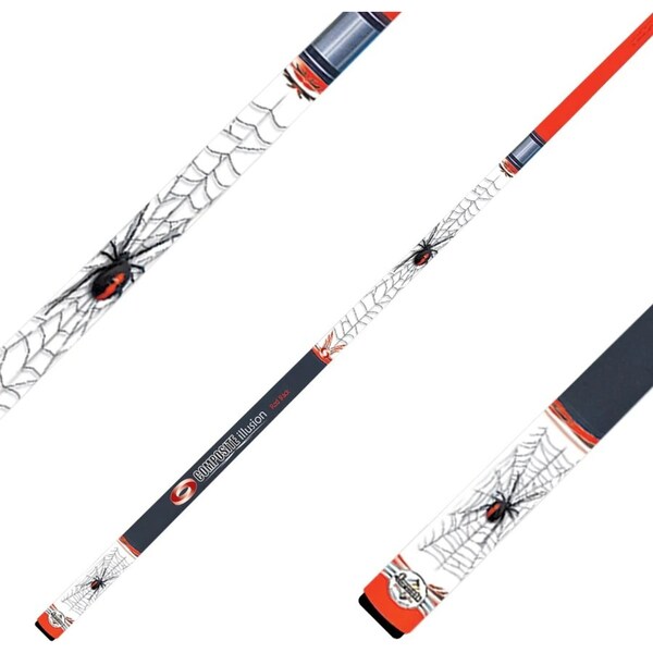 Formula Sports Illusion 2 Piece Fibreglass Pool 57" Cue Billards/Snooker Redback