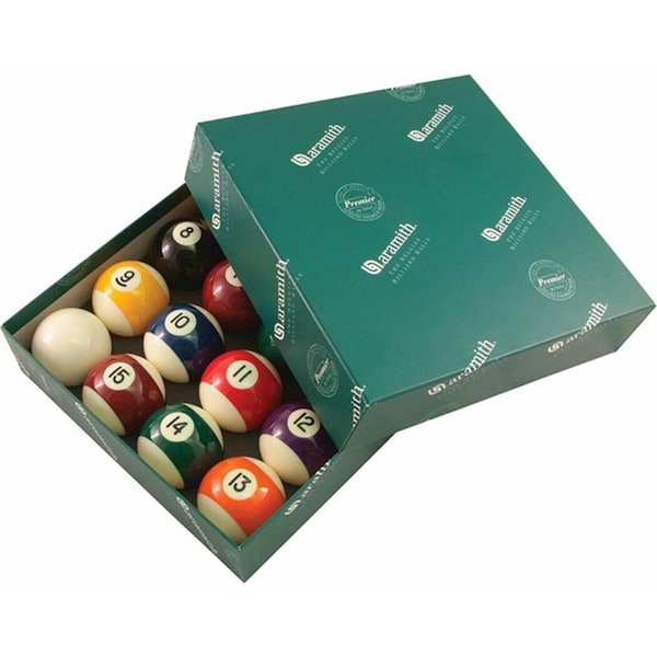Arasmith Sports Premier Pool Balls 2" Set Numbered Set 1-15 Multicoloured