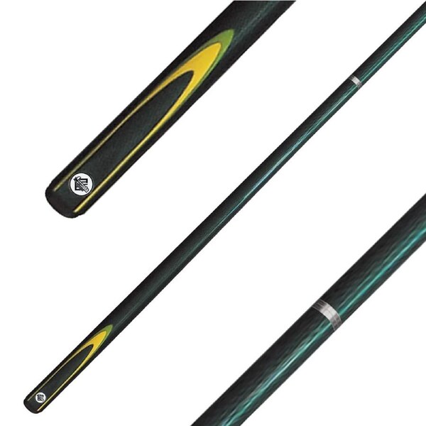 Formula Sports Plain Composite 57" Fluro 2 Piece Pool Billiards/Snooker Cue GRN