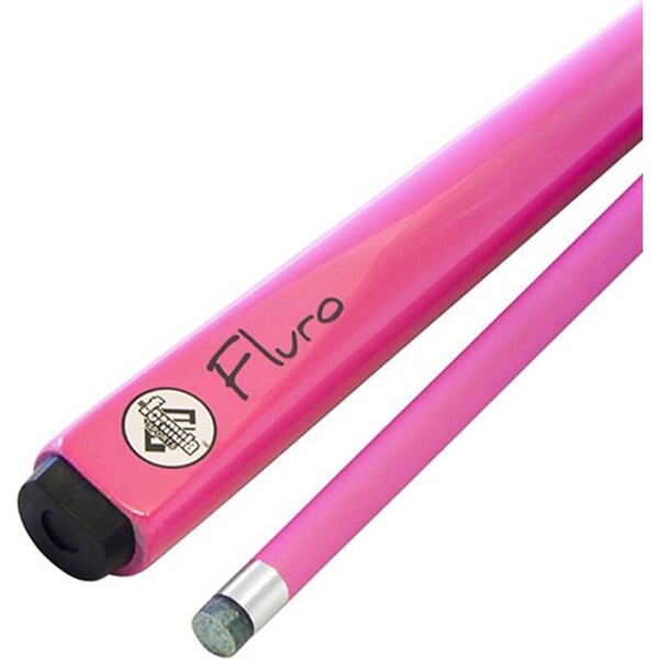 Formula Sports Fluro 2 Piece Medium Weight 57" Pool Cue Billiards/Snooker Pink