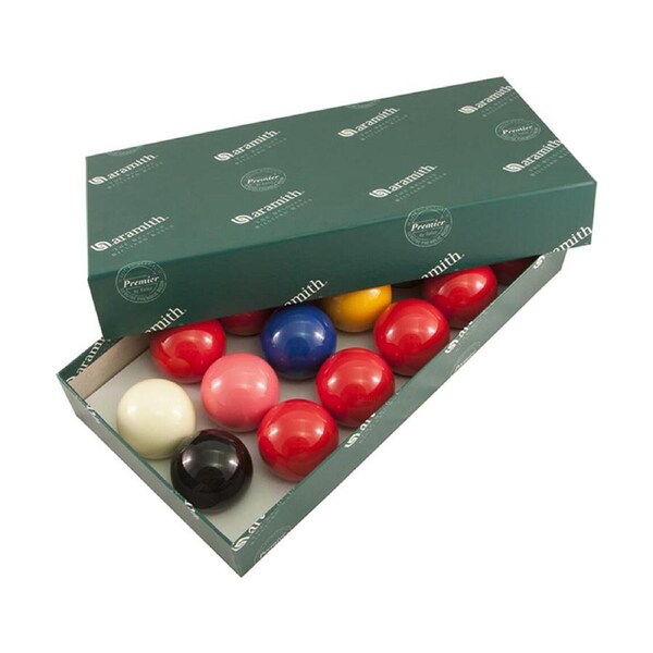 Aramith Premier Billards Pool Balls 2 1/16" Multicoloured Red/Blue/Yellow Set