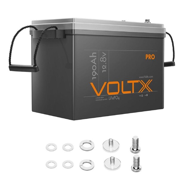 VoltX 12V 190Ah Lithium Battery 4,000 Deep Cycle, 5 Years Warranty