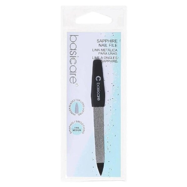 Basicare Sapphire Nail File Double Sided Professional Nail Care Tool