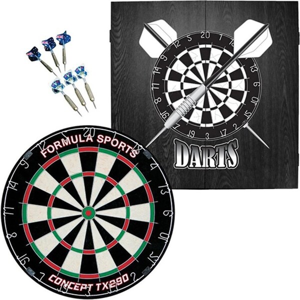 Formula Sports Imperial Wall Mountable 56cm MDF Cabinet/Dartboard Cabinet Set