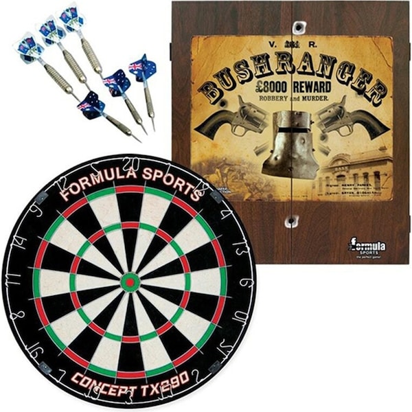 Formula Sports Brushranger Wall Mountable 56cm Cabinet/Dartboard/Dart Set