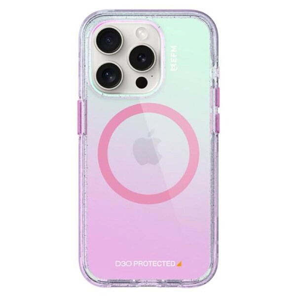 EFM Aspen Armour with D3O BIO Case (Suits iPhone 15 Pro) - Glitter Pearl