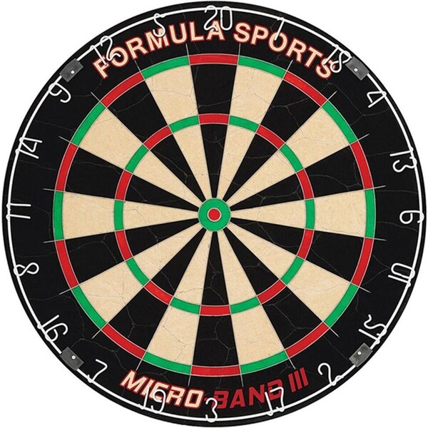 Formula Sports Micro-Band III Ultra-Thin Razor Bladed Dartboard Indoor Game