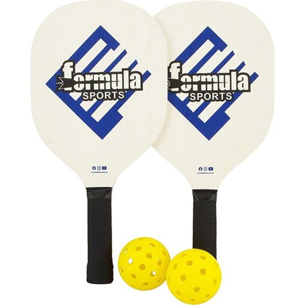 4pc Formula Sports Pickleball Journey Paddles & Balls 2-4 Player Starter Set