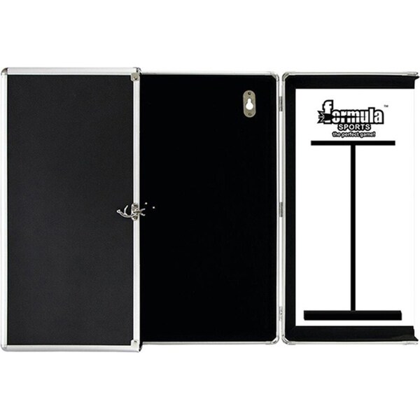 Formula Sports Aluminium 52cm Wall Mountable Dartboard Cabinet Storage Container