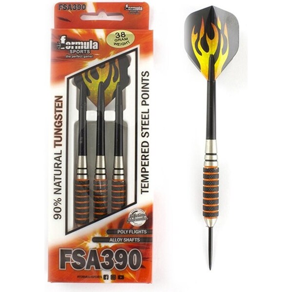 Formula Sports 38g FSA390 Heavy 90% Tungsten Dart Barrel w/Holographic Flights